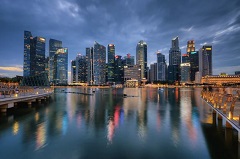 The Singapore Skyline